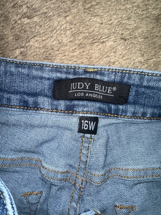 Judy Blue Light Wash Skinny Stretch Jeans Size 16W - Picture 3 of 6